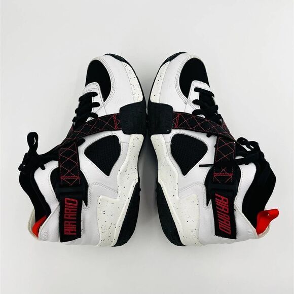 Nike Air Raid Sneakers White/Black High-Top Shoes Size 9.5 - Picture 11 of 14